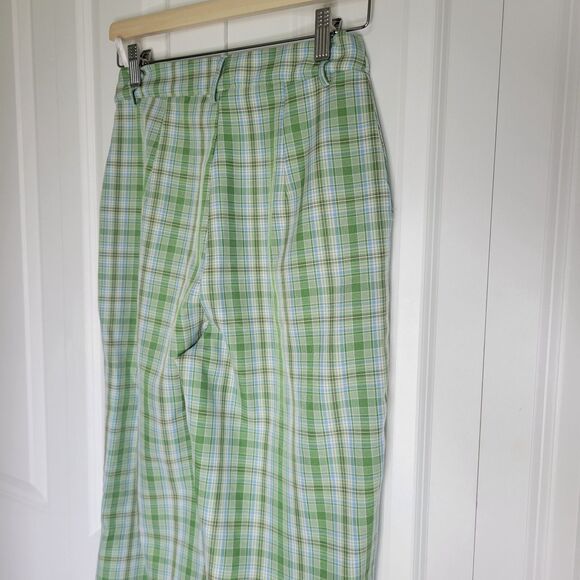 Princess Polly Wide Leg Plaid Pant size 4 - Picture 4 of 5